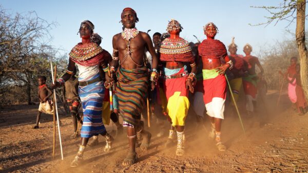 Baile Masai en Kenia