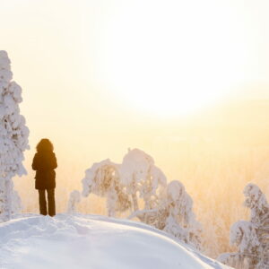 Invierno en Finlandia. Foto: Vuokatti DMO.