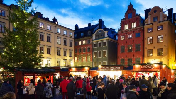 Mercados Navideños en Estocolmo. Foto: Ulf Lundin, Visit Sweden