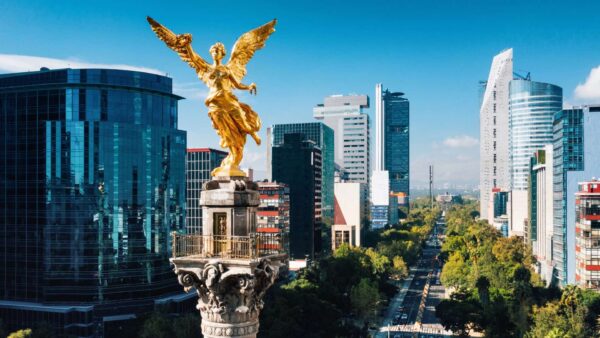 Ángel de la Independencia en México DF