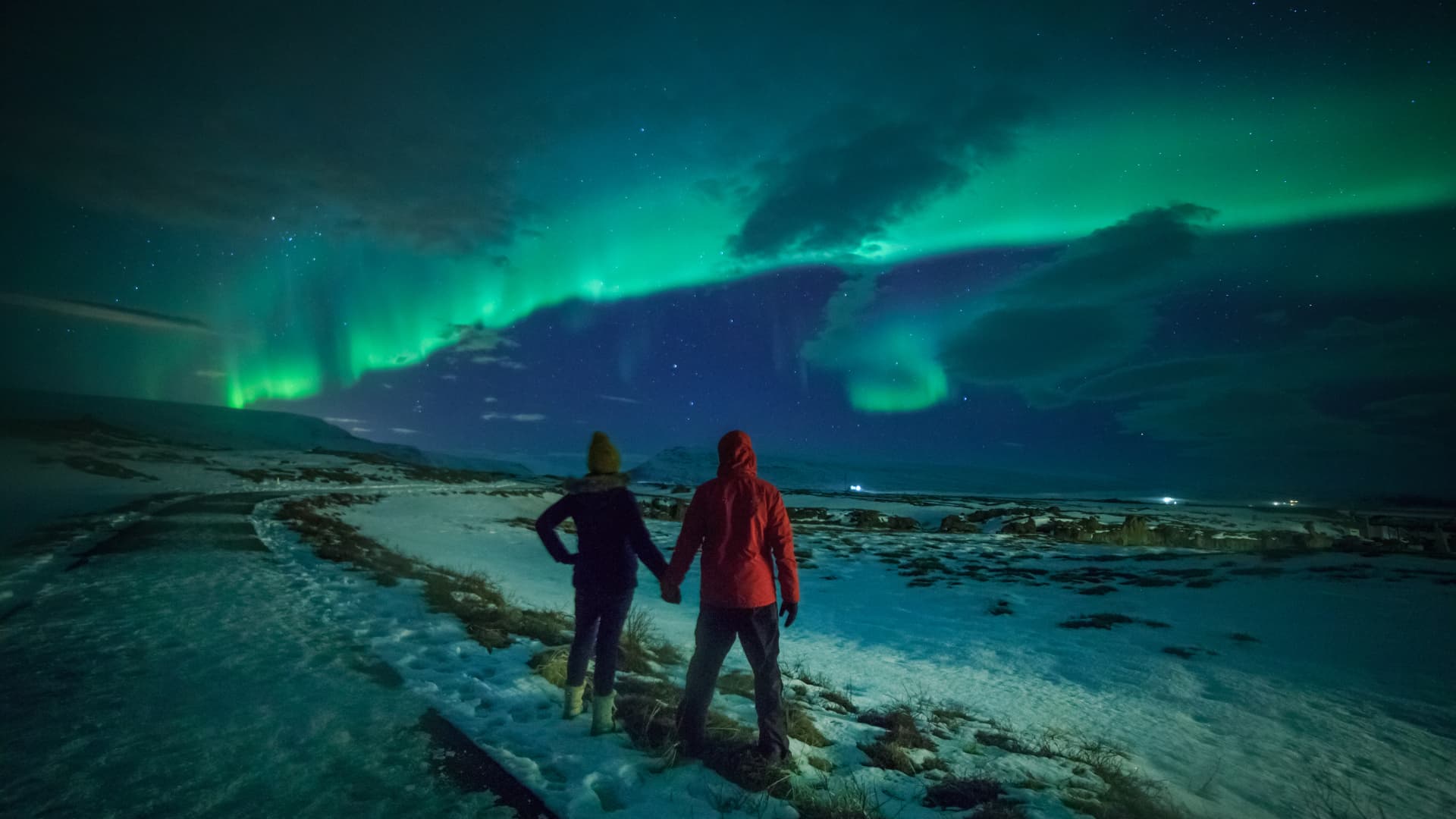 Auroras en Islandia