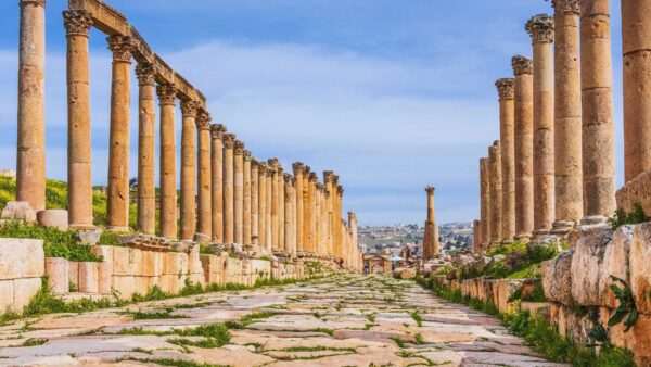 Ciudad Romana de Jerash en Jordania