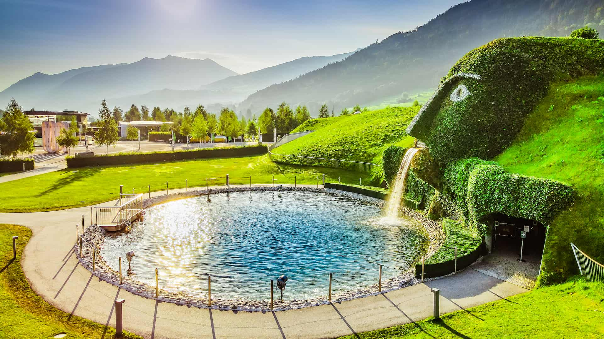 El Gigante de los Mundos de Swarovski. Foto: Swarovski Kristallwelten