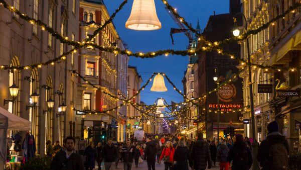 Llums nadalenques a Olo. Foto: Didrick Stenersen, Visit Oslo.