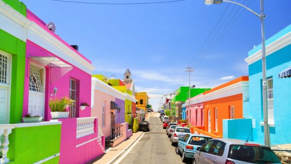 Barrio de Bo Kap en Ciudad del Cabo.