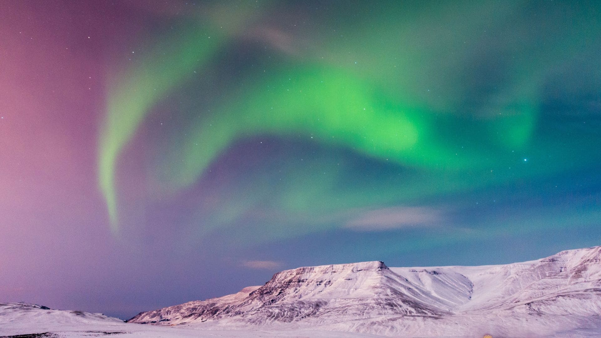 Auroras en Islandia