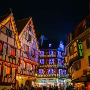 Mercado Navideño de Colmar, en Alsacia.